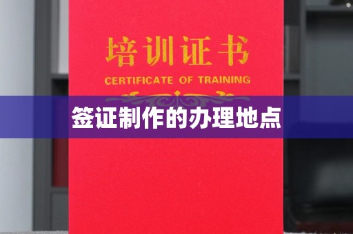 白银签证制作的办理地点