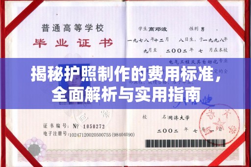 白银揭秘护照制作的费用标准，全面解析与实用指南