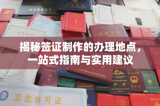 白银揭秘签证制作的办理地点，一站式指南与实用建议