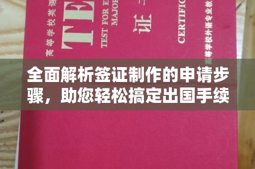 白银全面解析签证制作的申请步骤，助您轻松搞定出国手续