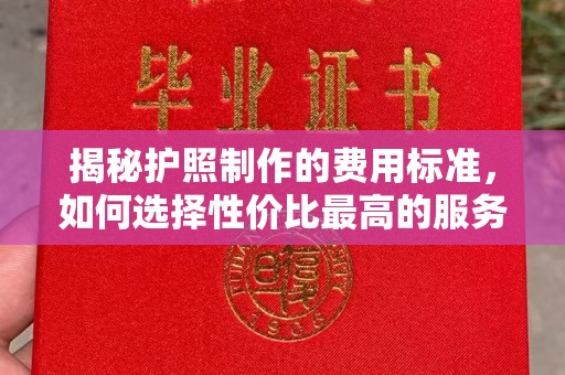 白银揭秘护照制作的费用标准，如何选择性价比最高的服务？