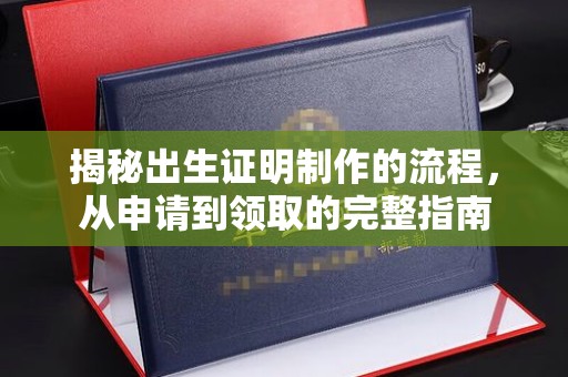 白银揭秘出生证明制作的流程，从申请到领取的完整指南