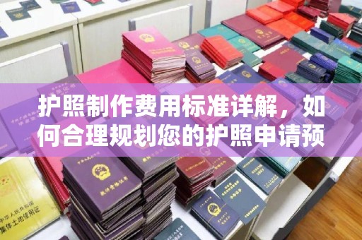 白银护照制作费用标准详解，如何合理规划您的护照申请预算