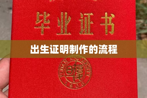 白银出生证明制作的流程